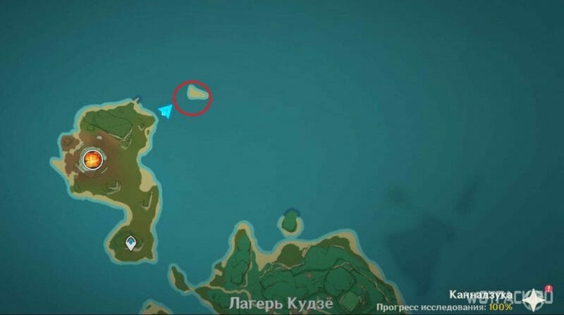лавачурл на карте острова