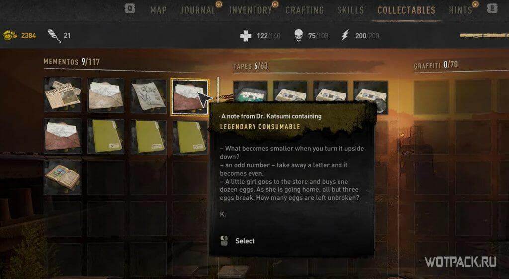 Dying Light 2 tous les codes des coffresforts et où les trouver [guide]