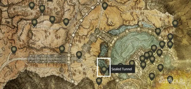 Королевская столица Лейнделл, Запечатанный туннель
