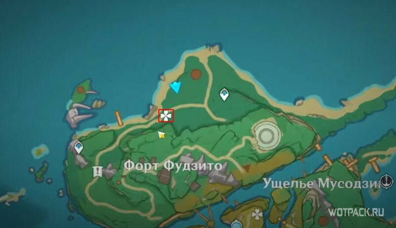 Остров Ясиори карта 2