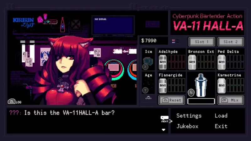 VA-11 Hall-A: Cyberpunk Bartender Action