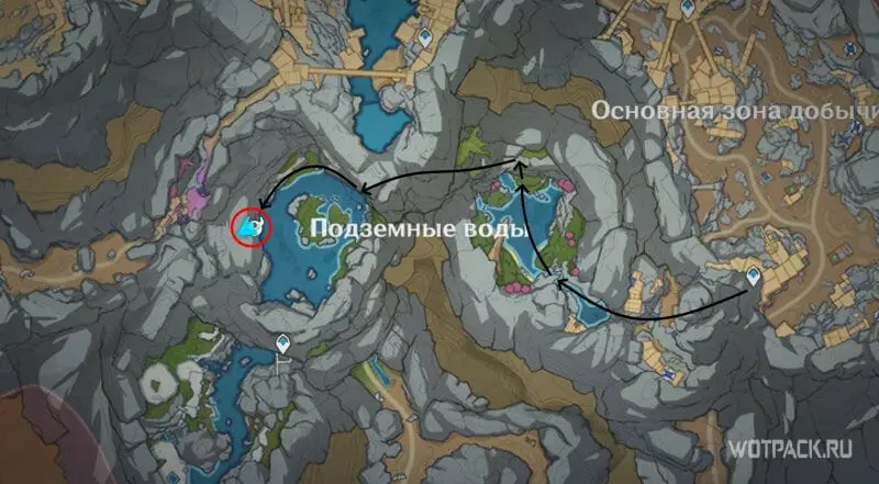 Батыс жер асты суларының бөгет картасы