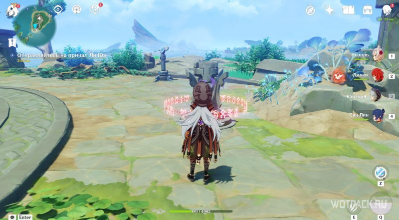 Решение головоломки с электромонументами для открытия подземелья Дом у пруда