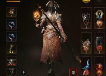 Окно персонажа в Diablo Immortal