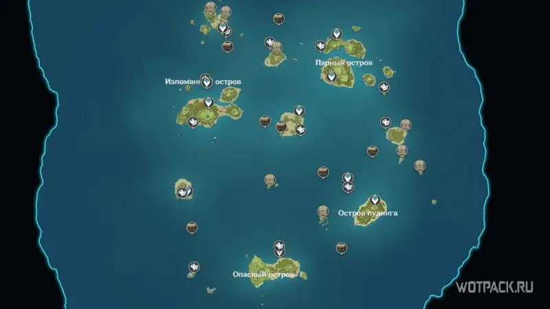 Все сундуки архипелага