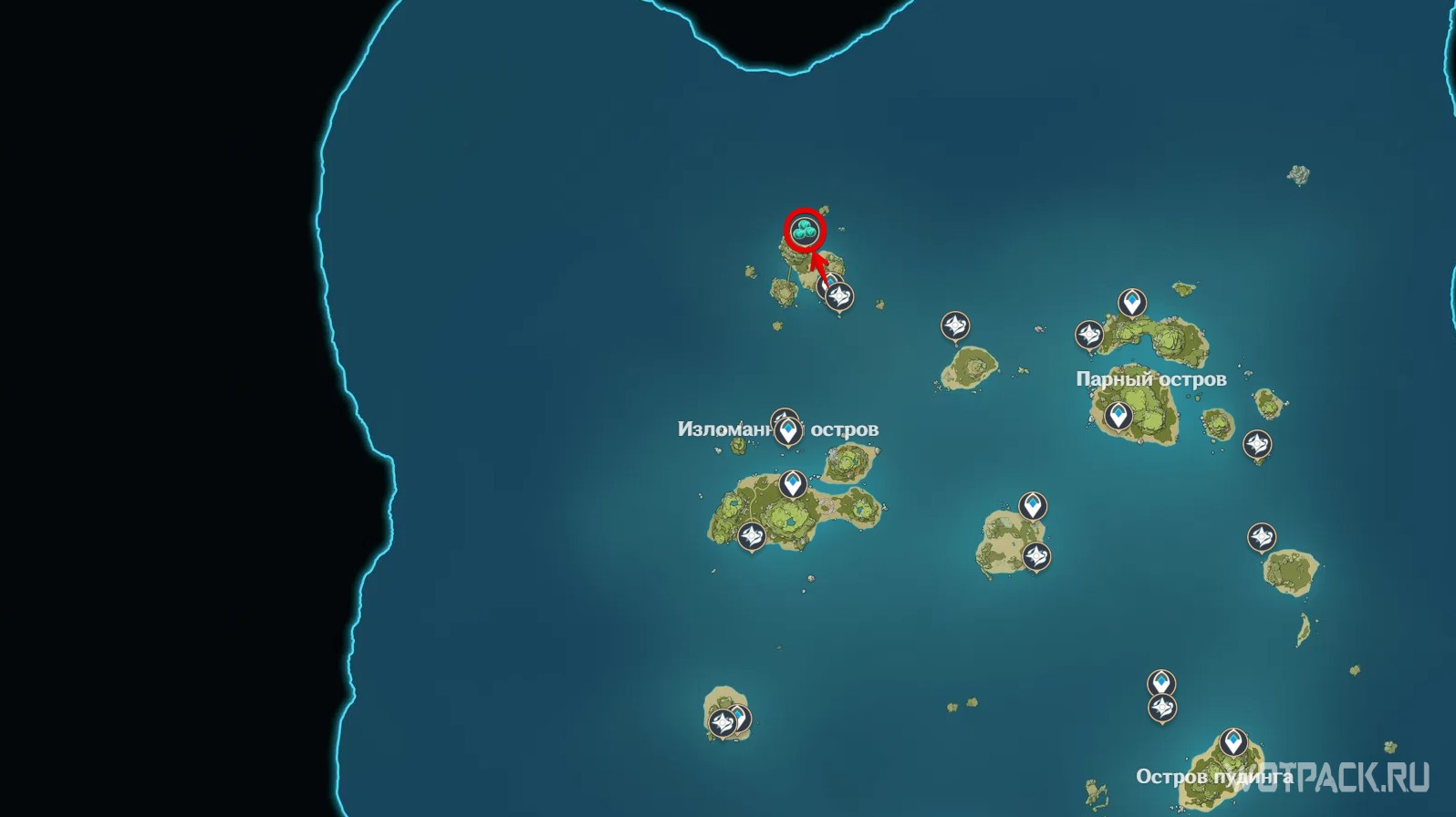 Сколько островов в игре