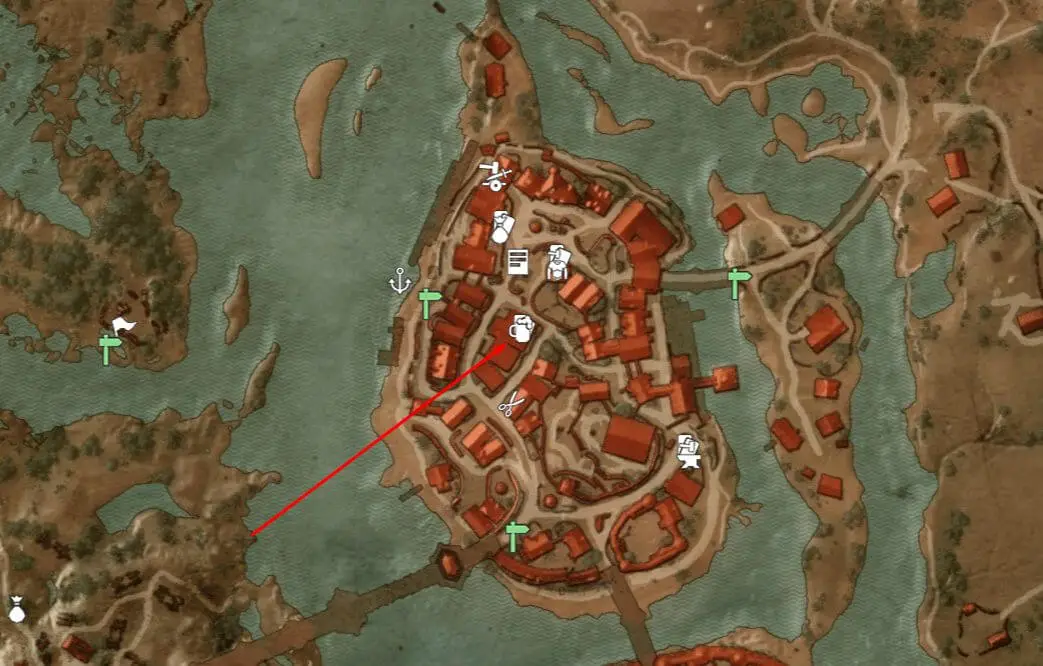 Карта изенгрима ведьмак 3