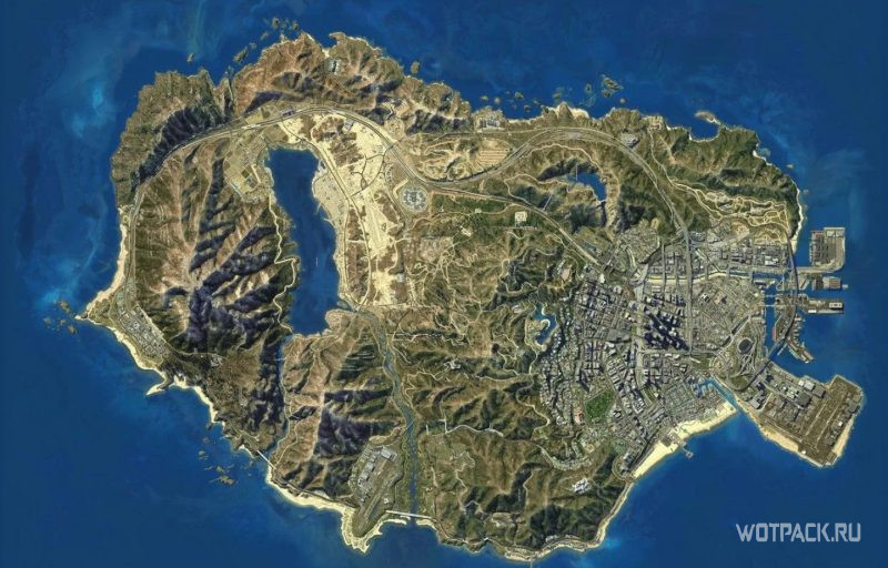 GTA 5 mapa com todas as anotações