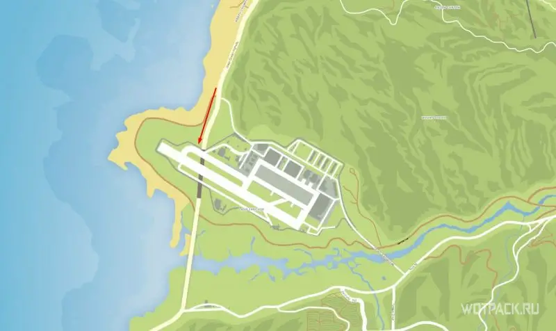 военная база на карте гта 5