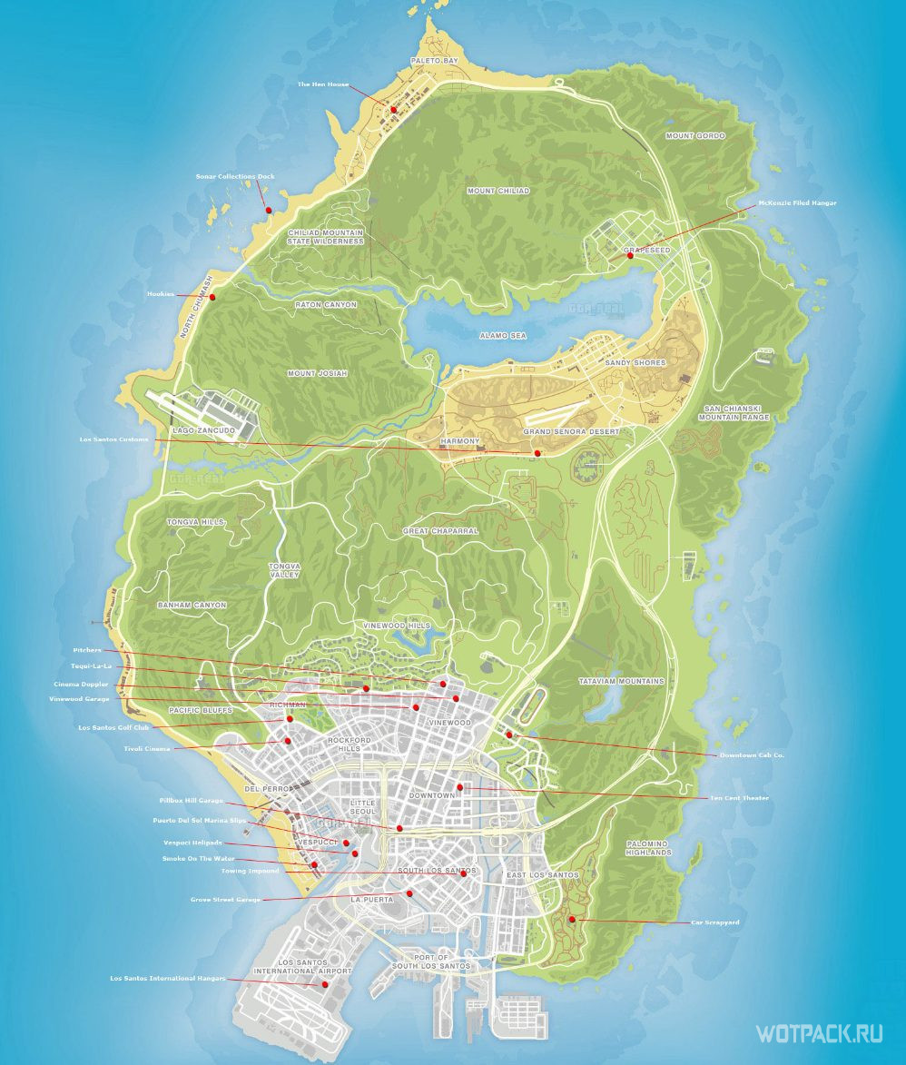 GTA V - Mapa com TUDO, IRADO!! 