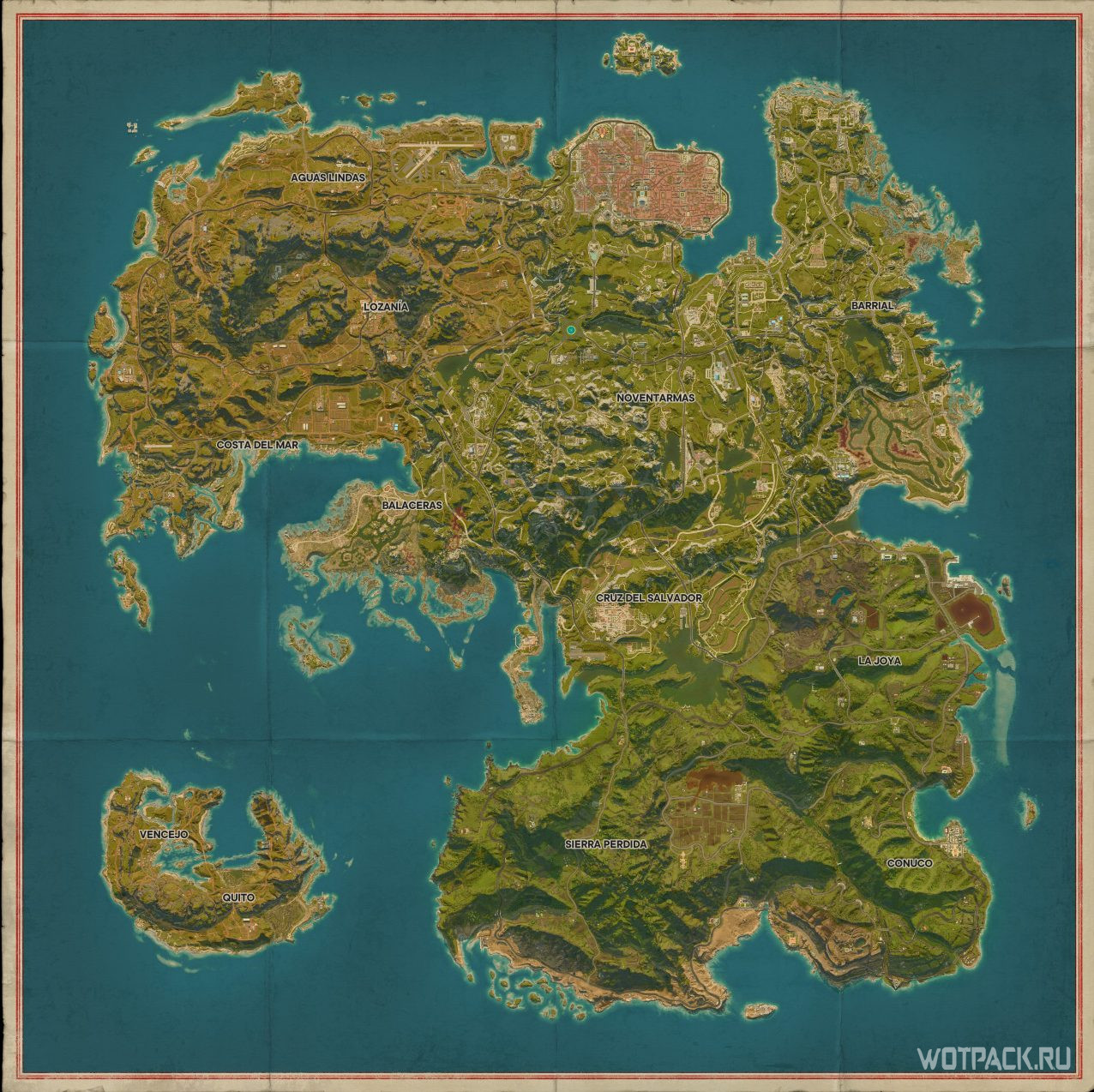Interactive World Map Of Far Cry 6 Weapons Caches Keys Cryptograms 