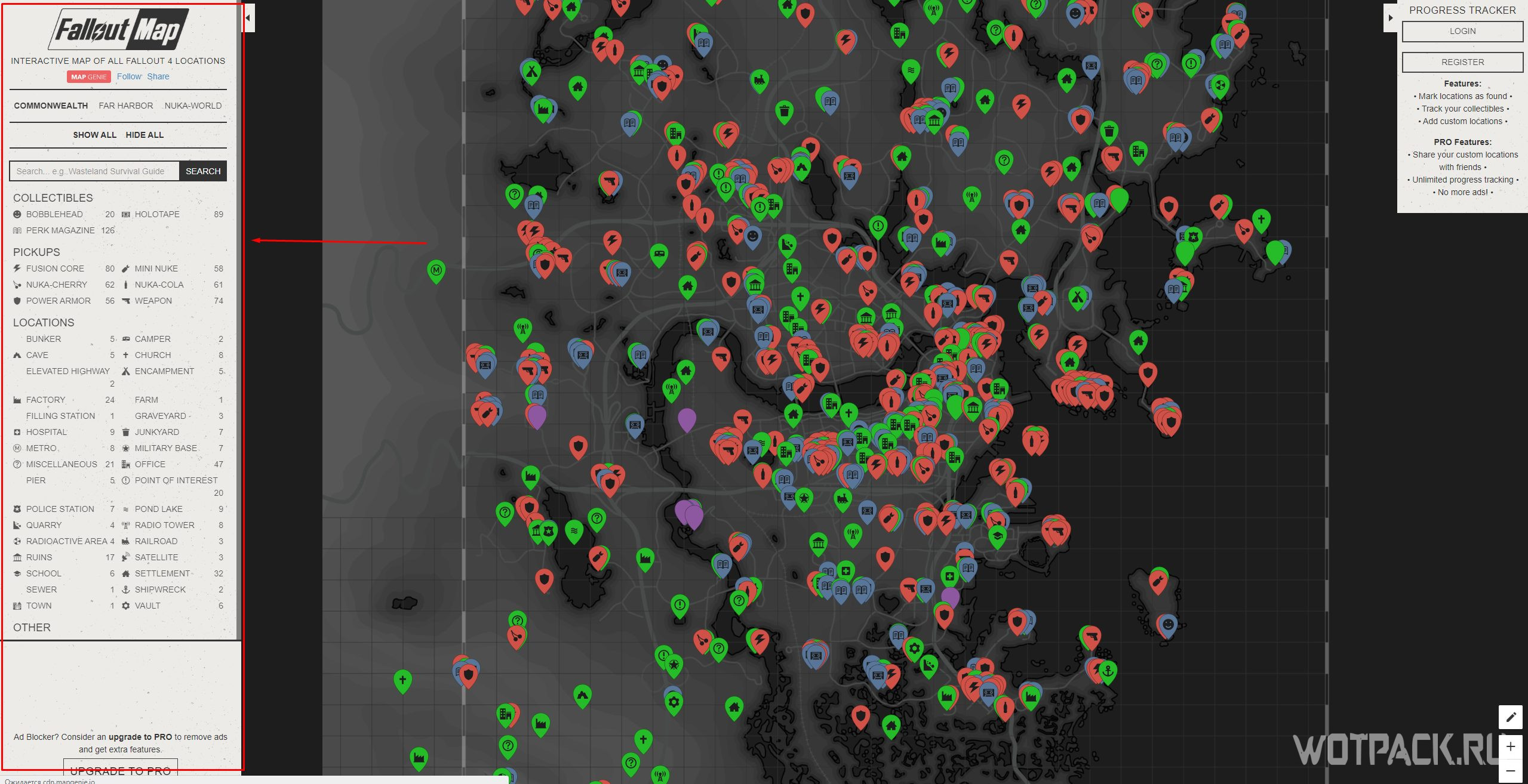 карта fallout 4 со всеми локациями фото 23