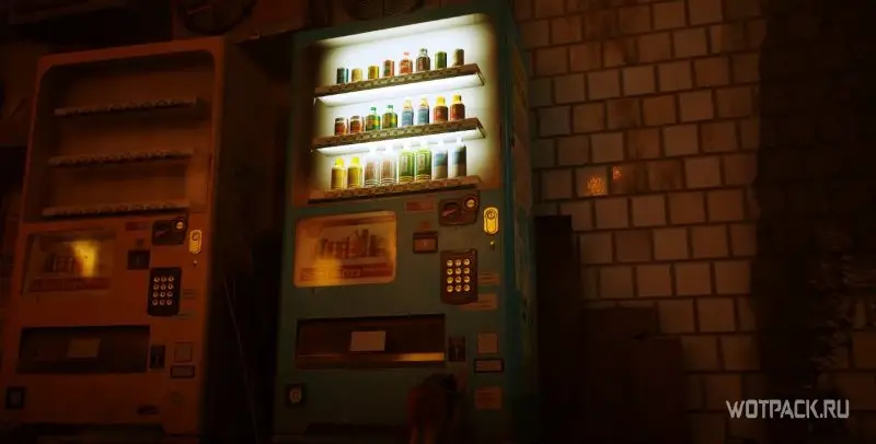 Второй автомат с энергетическим напитком в Stray
