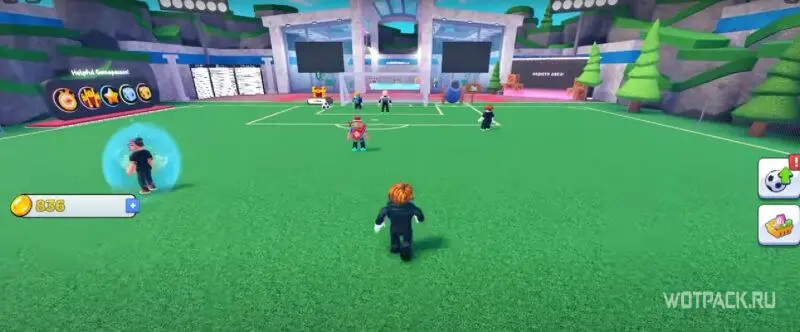 Игровой процесс в Goal Kick Simulator