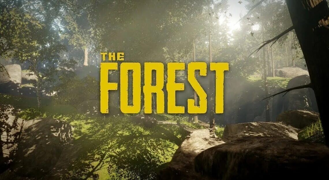 Карта the forest с обозначениями на русском