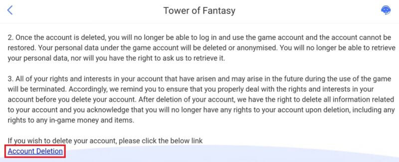 Tower of Fantasy: как сменить, удалить и восстановить аккаунт