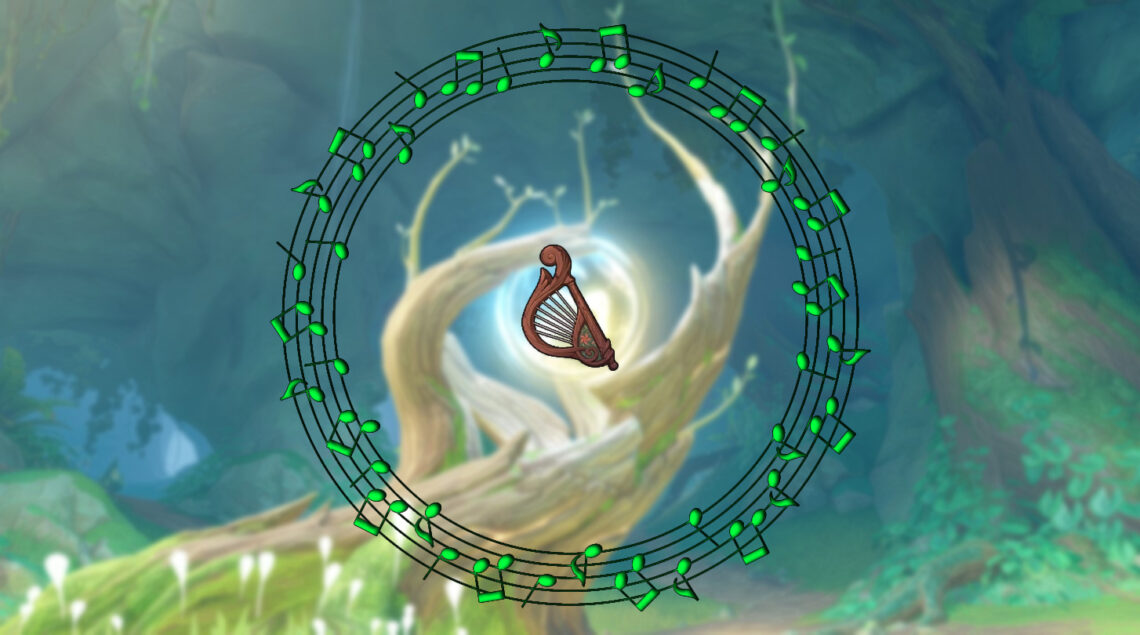 Vintage Lyre in Genshin Impact all songs of Aranar