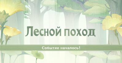 Лесной поход в Genshin Impact: прохождение браузерного события