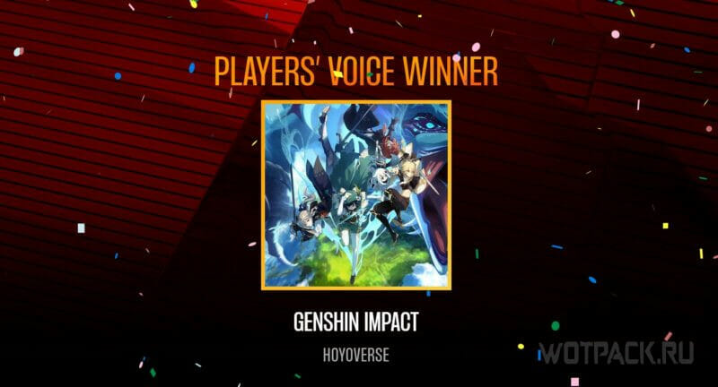 genshin Impact выбор игроков