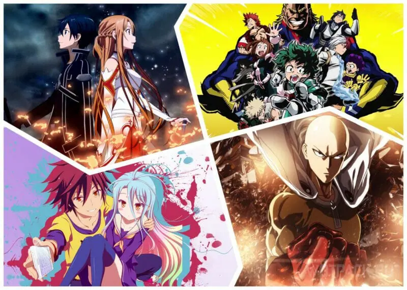  Top   mejores animes, donde GG es el más fuerte