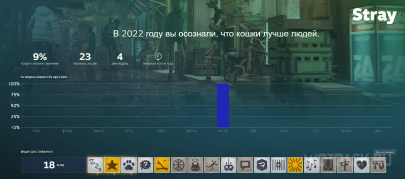 Итоги года в Steam 2022 – как посмотреть и получить значок