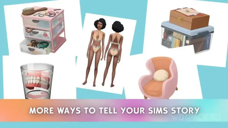 Утечка: новый комплект с нижним бельем для The Sims 4