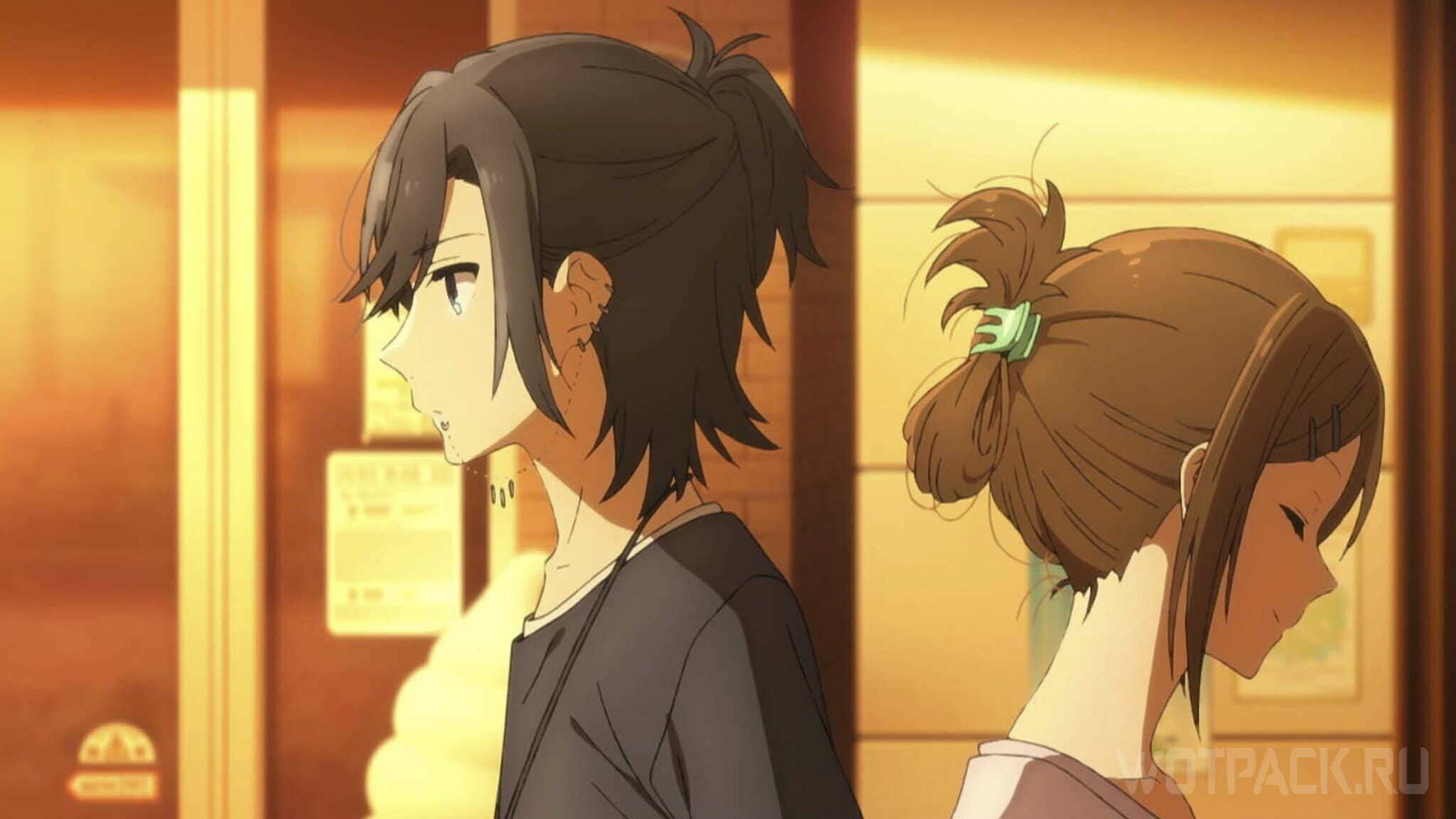 Miyamura escapa de Hori san  Horimiya Español Latino Momentos divertidos  del anime 