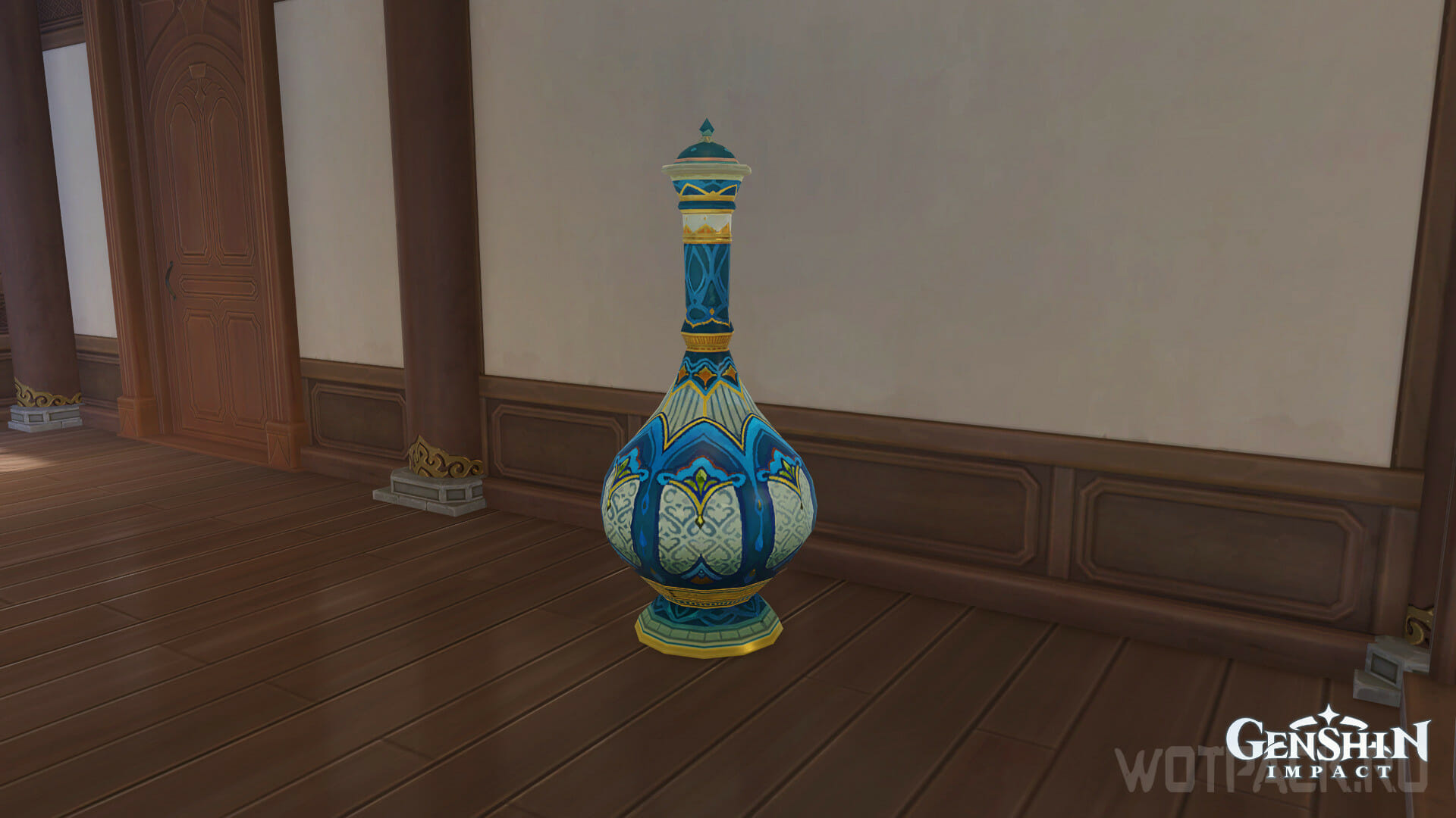 Расписная ваза Усьма в Genshin Impact: где найти чертеж декора