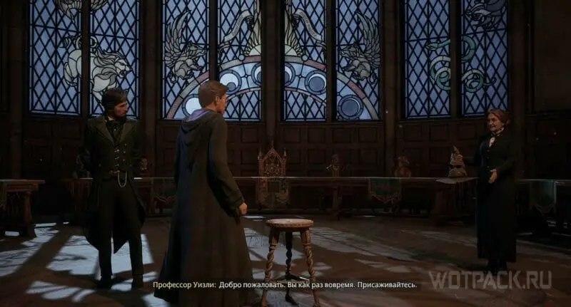 House Determination Ceremony at Hogwarts: Legacy