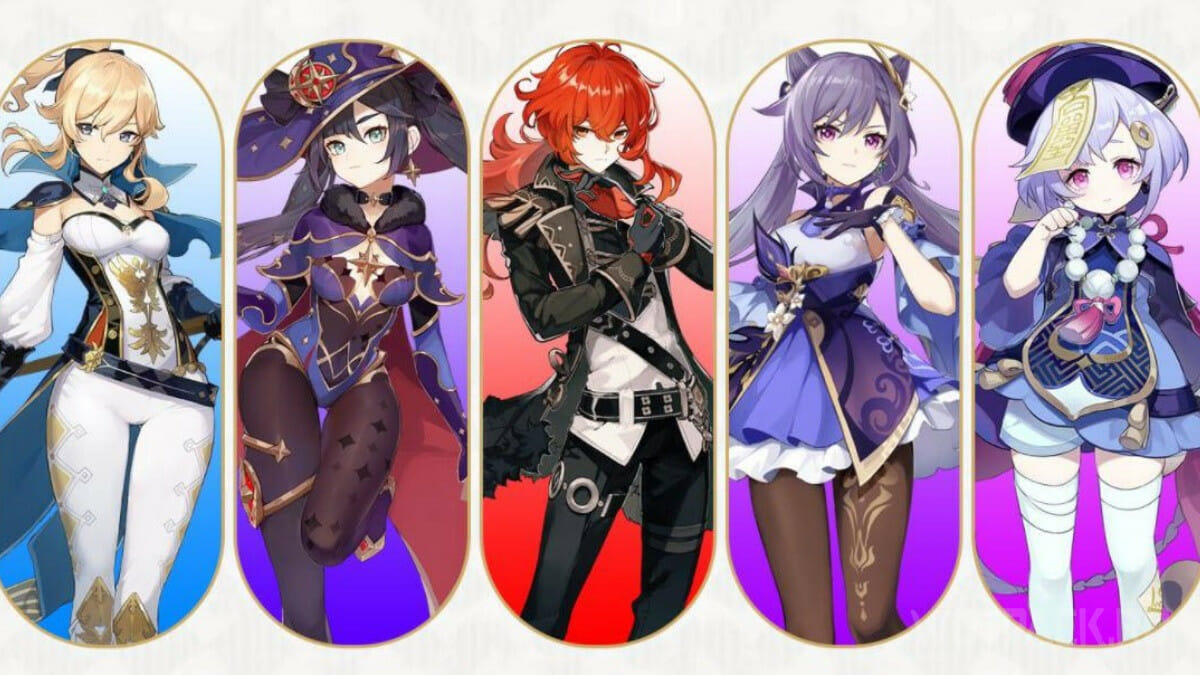 Genshin Impact Standard Banner Characters