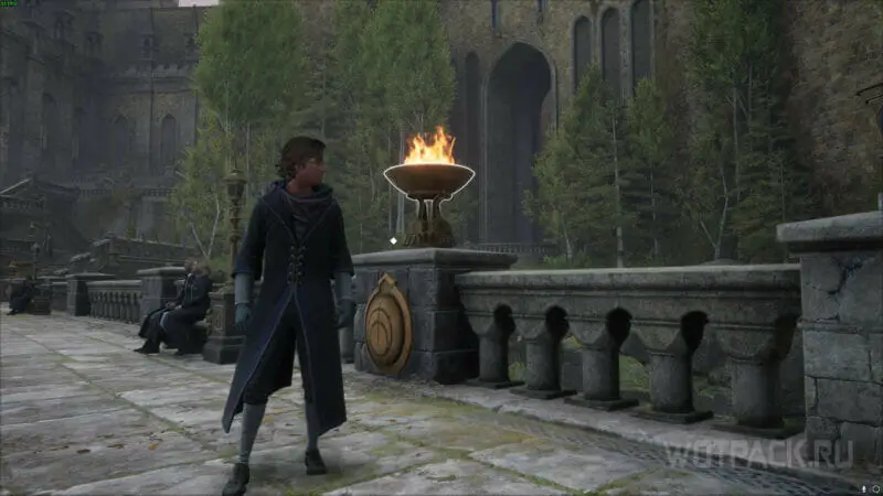 факелы на мосту в hogwarts legacy