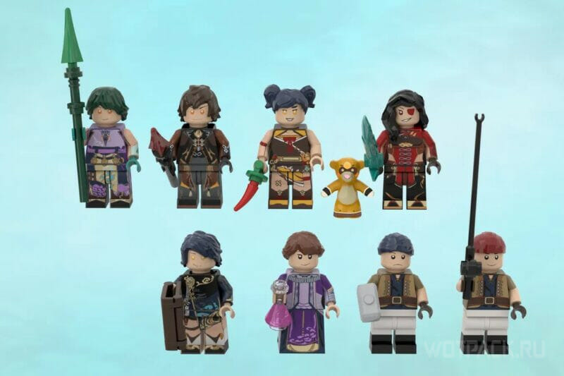 Персонажи LEGO из Ли Юэ