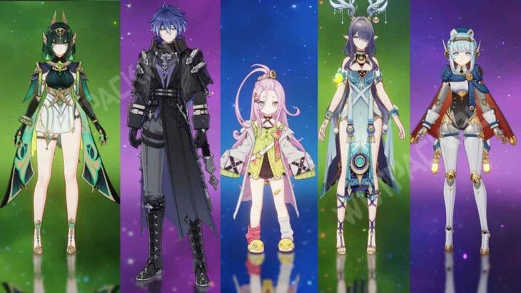 Рост персонажей Genshin Impact: все герои в полный рост