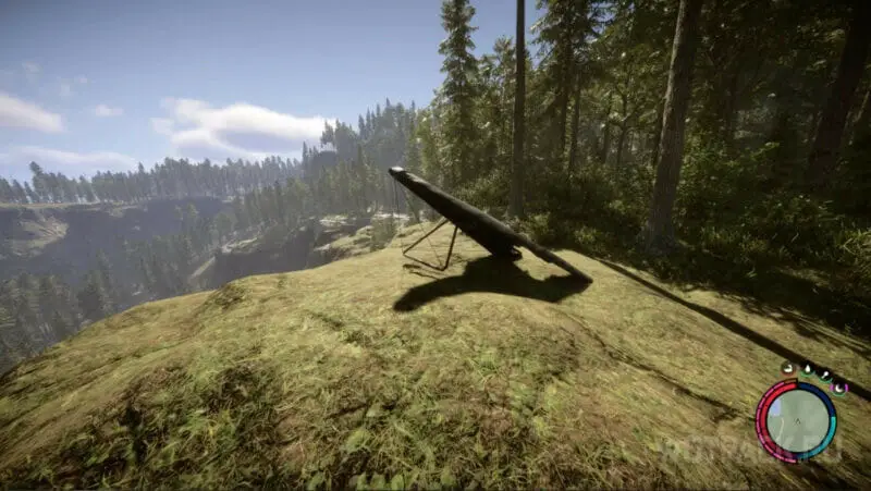 Hang gliding in Sons Of The Forest