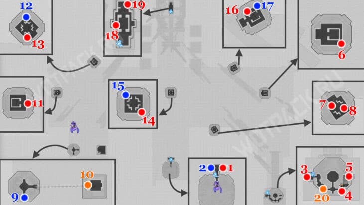 Все сундуки в Honkai Star Rail: карта и маршрут сбора