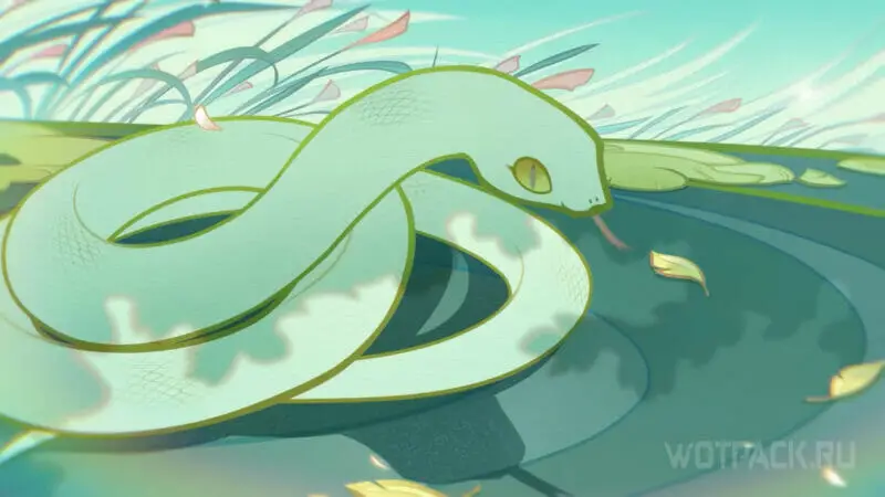 Змея Бай Чжу в Genshin Impact: как зовут змею на шее лекаря