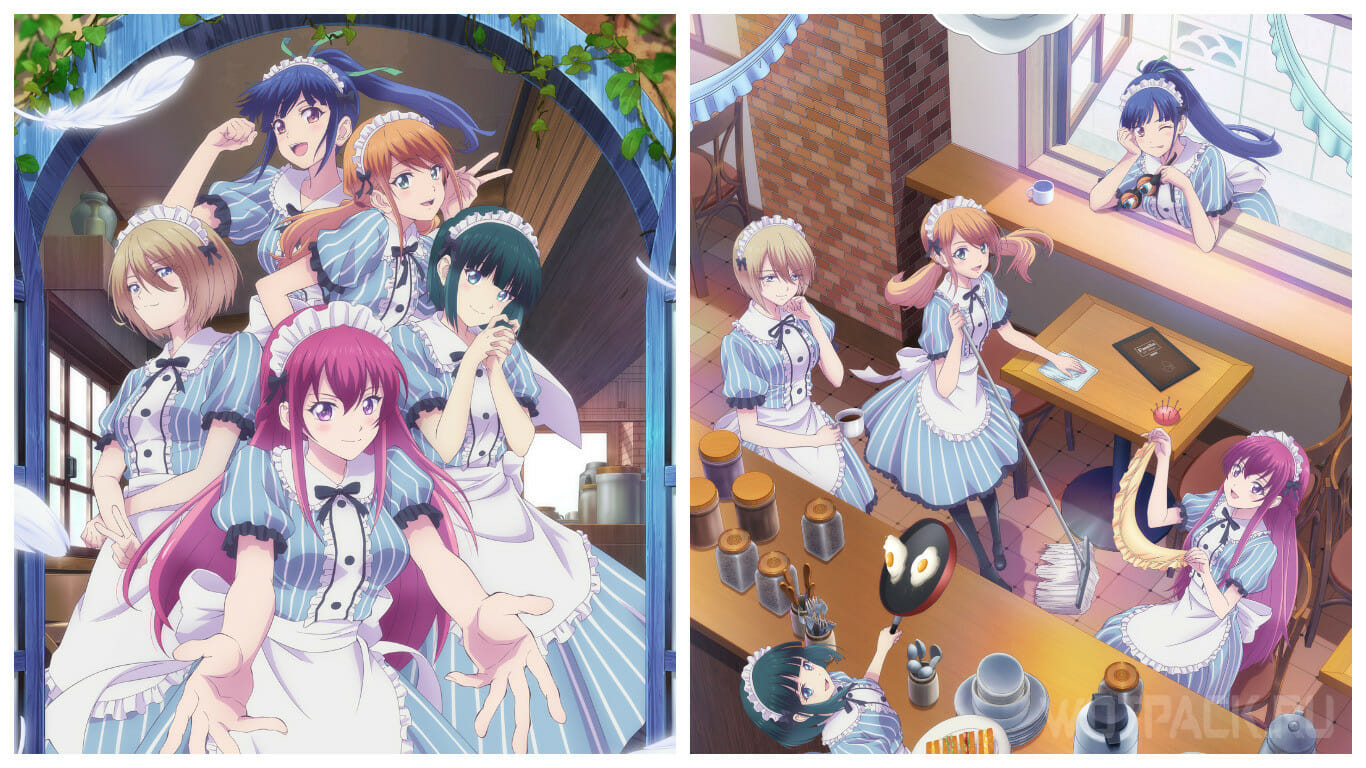 Megami no Café Terrace: 2ª temporada é anunciada para 2024