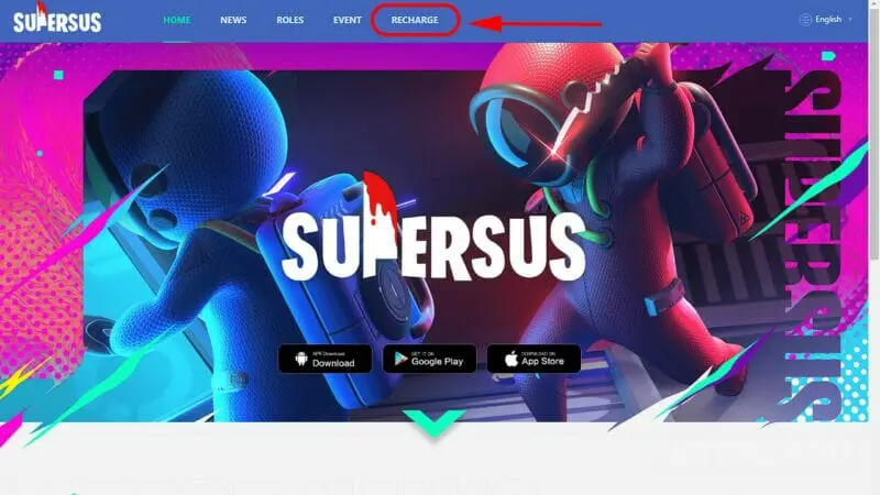 Super Sas 웹 사이트를 통한 공식 기부