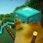 Cheems-perro-Minecraft