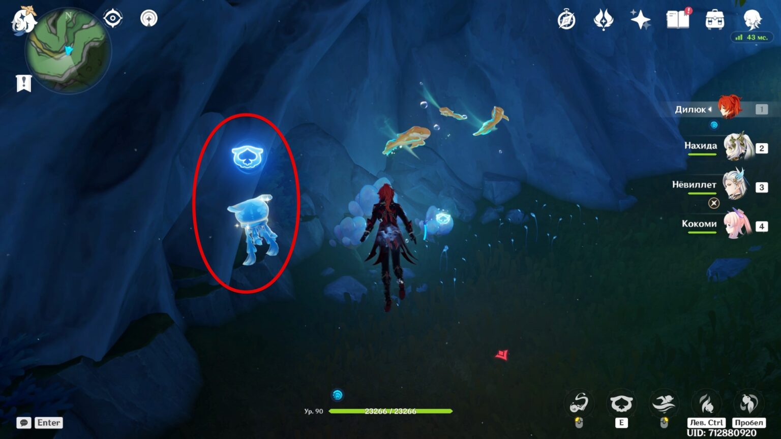 Шипастый пузырь в Genshin Impact: как пробить и очистить водоем