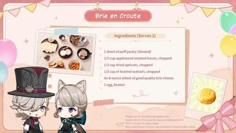 рецепт Brie en Croute от Лини и Линетт