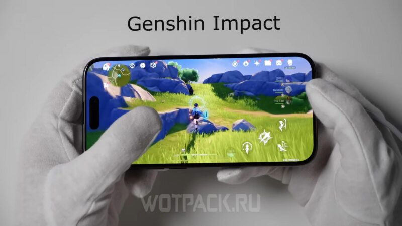 iPhone 15 Pro не справился с Genshin Impact на высоких настройках графики