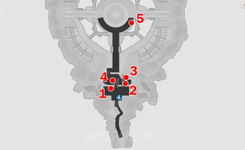 Сундуки на карте Старого испытательного полигона на Ярило 6