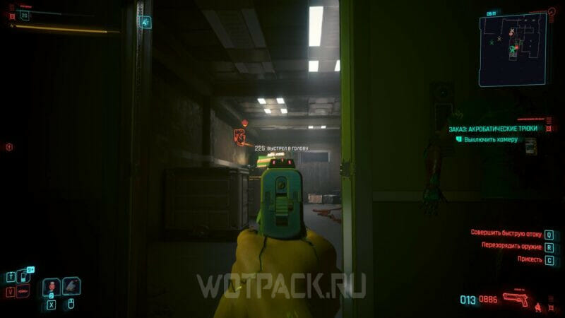 Акробатические трюки в Cyberpunk 2077 Phantom Liberty: как открыть дверь