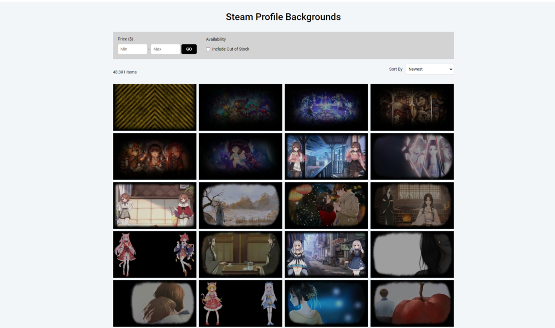 Фон профиля Steam: как сделать, поменять и где купить