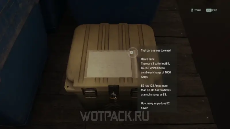 Задача про батареи в Alan Wake 2: как узнать заряд аккумулятора