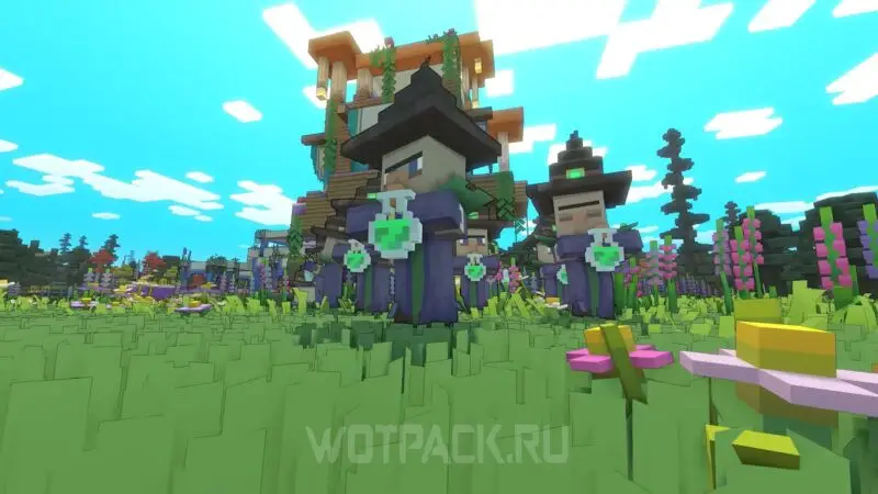 Hekse, ridevenlige frøer og en ny piglin er blevet tilføjet til Minecraft Legends