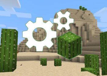 Ферма кактусов в Minecraft
