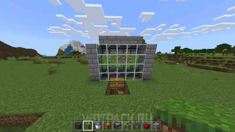 Как построить автоматическую ферму сахарного тростника в Minecraft