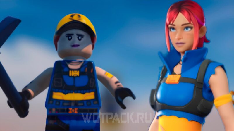 Бесплатный скин в LEGO Fortnite